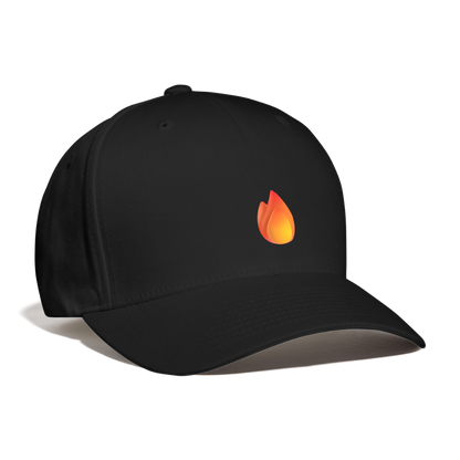 🔥 Fire (Microsoft Fluent) Baseball Cap - black