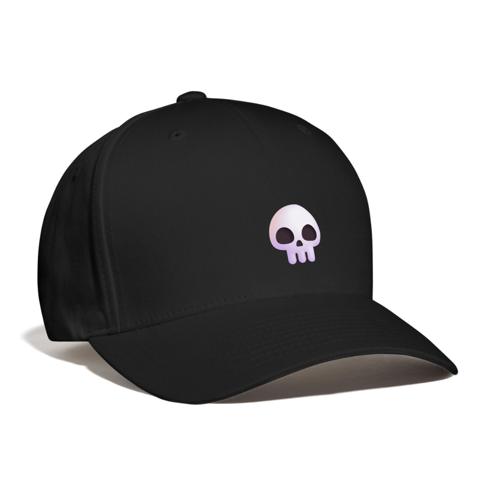 💀 Skull (Microsoft Fluent) Baseball Cap - black