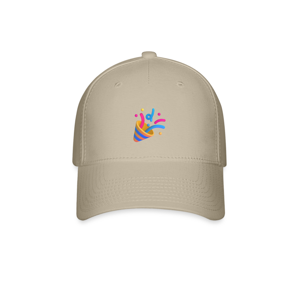 🎉 Party Popper (Microsoft Fluent) Baseball Cap - khaki