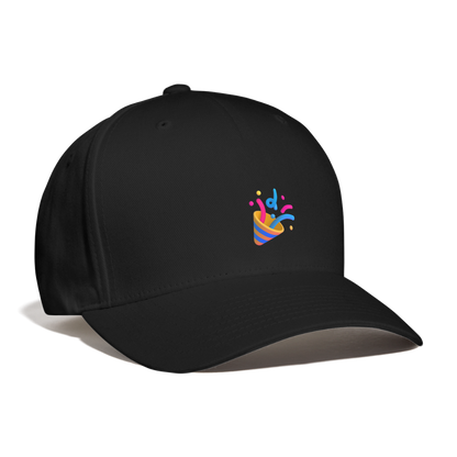 🎉 Party Popper (Microsoft Fluent) Baseball Cap - black