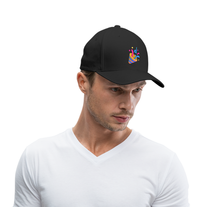 🎉 Party Popper (Microsoft Fluent) Baseball Cap - black