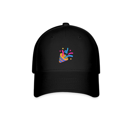 🎉 Party Popper (Microsoft Fluent) Baseball Cap - black