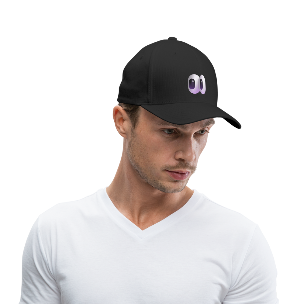 👀 Eyes (Microsoft Fluent) Baseball Cap - black