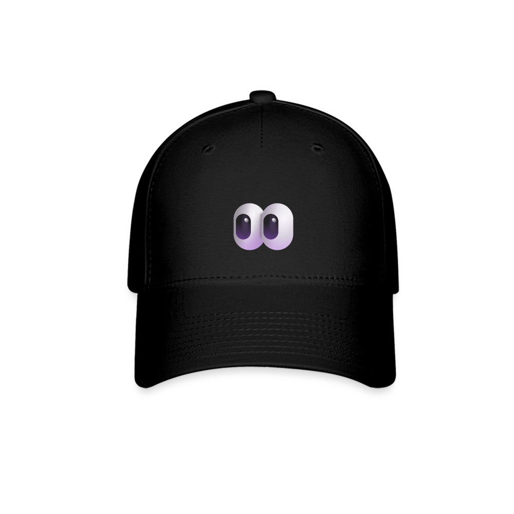 👀 Eyes (Microsoft Fluent) Baseball Cap - black