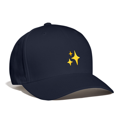 ✨ Sparkles (Google Noto Color Emoji) Baseball Cap - navy