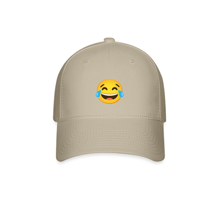 😂 Face with Tears of Joy (Google Noto Color Emoji) Baseball Cap - khaki
