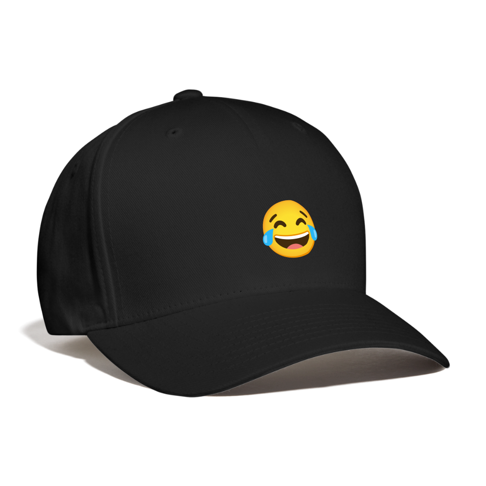 😂 Face with Tears of Joy (Google Noto Color Emoji) Baseball Cap - black