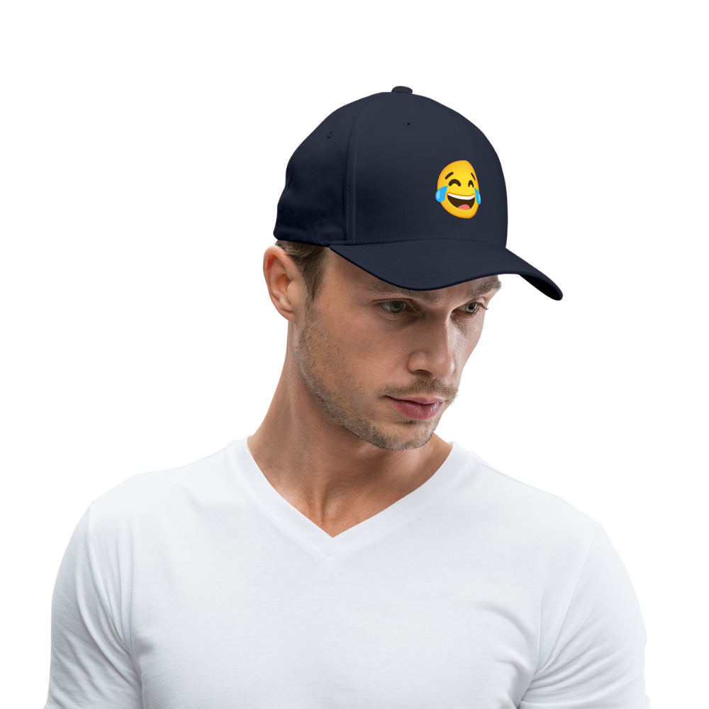 😂 Face with Tears of Joy (Google Noto Color Emoji) Baseball Cap - navy