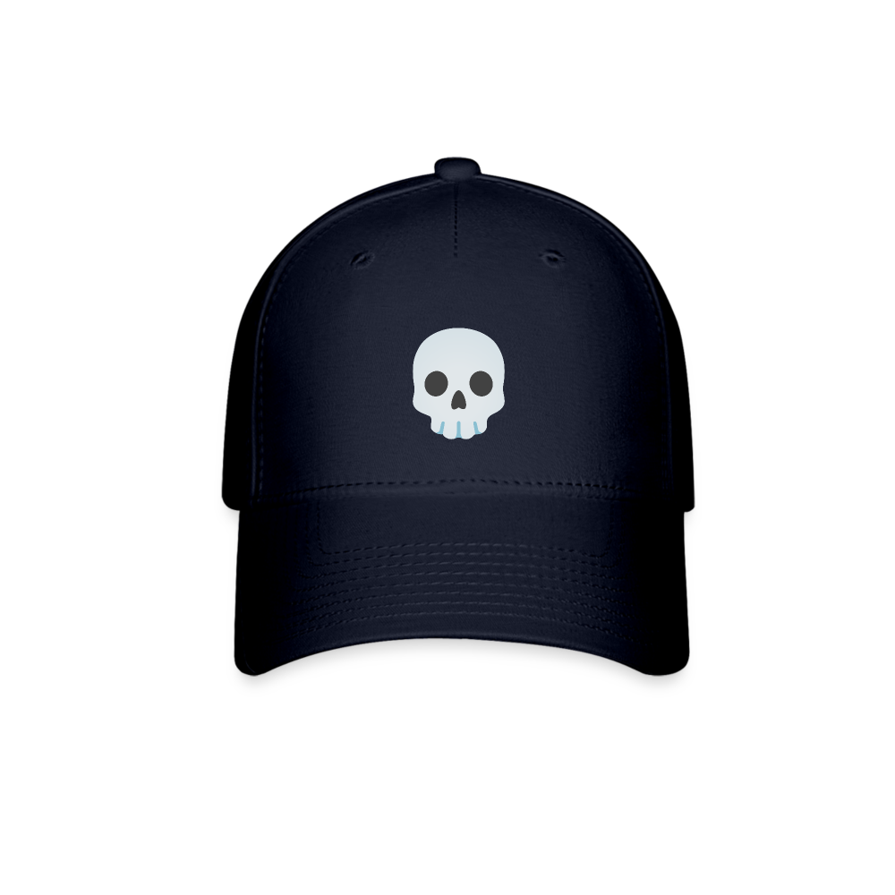 💀 Skull (Google Noto Color Emoji) Baseball Cap - navy