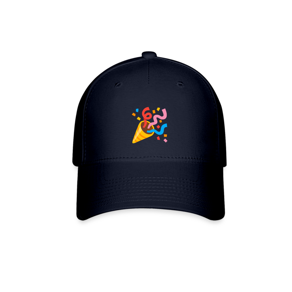 🎉 Party Popper (Google Noto Color Emoji) Baseball Cap - navy