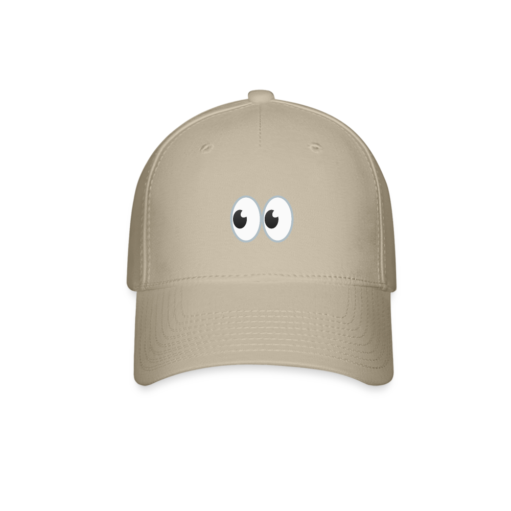 👀 Eyes (Google Noto Color Emoji) Baseball Cap - khaki