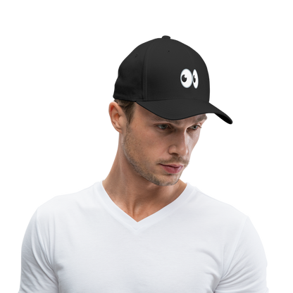 👀 Eyes (Google Noto Color Emoji) Baseball Cap - black