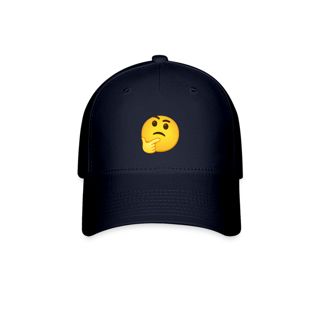 🤔 Thinking Face (Google Noto Color Emoji) Baseball Cap - navy