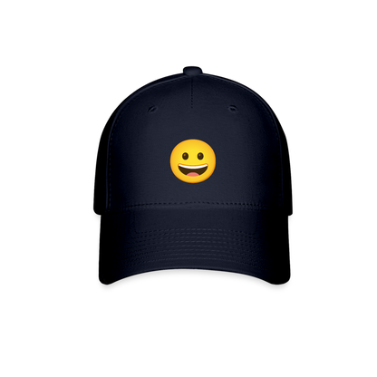😀 Grinning Face (Google Noto Color Emoji) Baseball Cap - navy
