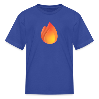 🔥 Fire (Microsoft Fluent) Kids' T-Shirt - royal blue