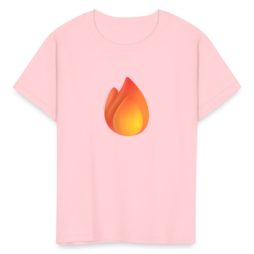 🔥 Fire (Microsoft Fluent) Kids' T-Shirt - pink