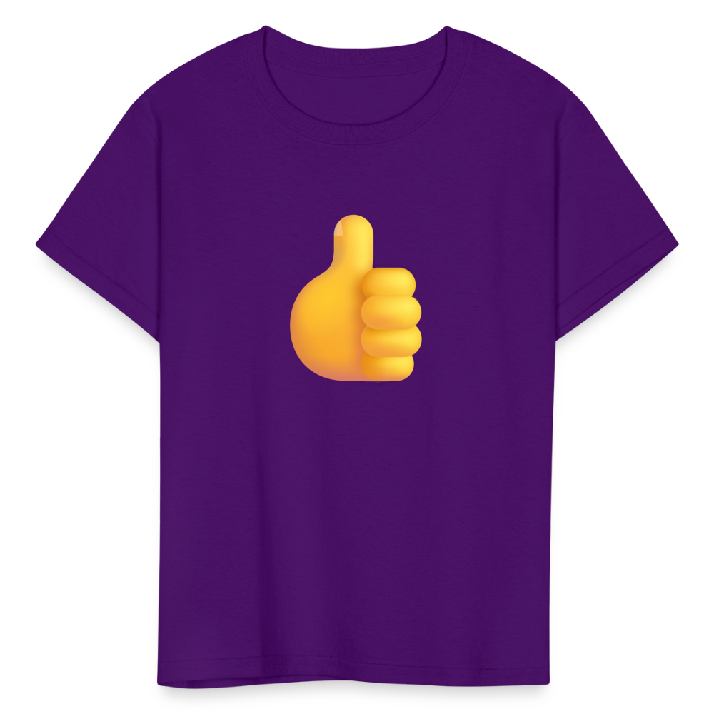 👍 Thumbs Up (Microsoft Fluent) Kids' T-Shirt - purple