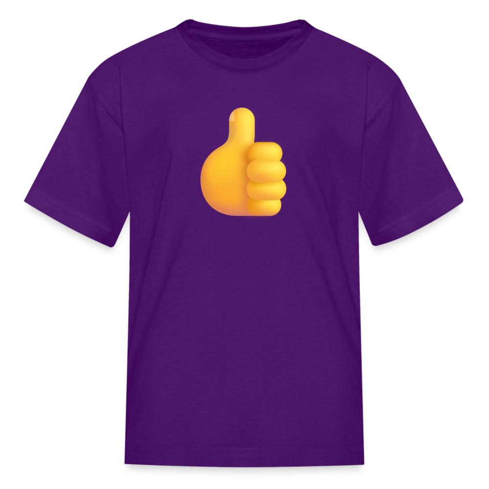 👍 Thumbs Up (Microsoft Fluent) Kids' T-Shirt - purple
