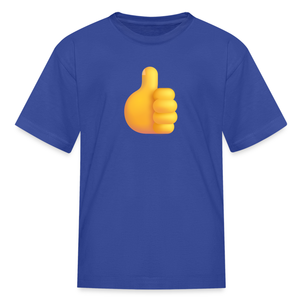 👍 Thumbs Up (Microsoft Fluent) Kids' T-Shirt - royal blue