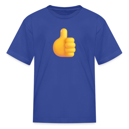 👍 Thumbs Up (Microsoft Fluent) Kids' T-Shirt - royal blue