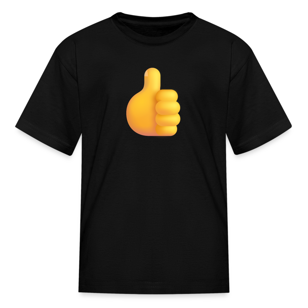 👍 Thumbs Up (Microsoft Fluent) Kids' T-Shirt - black