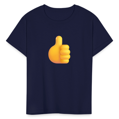 👍 Thumbs Up (Microsoft Fluent) Kids' T-Shirt - navy