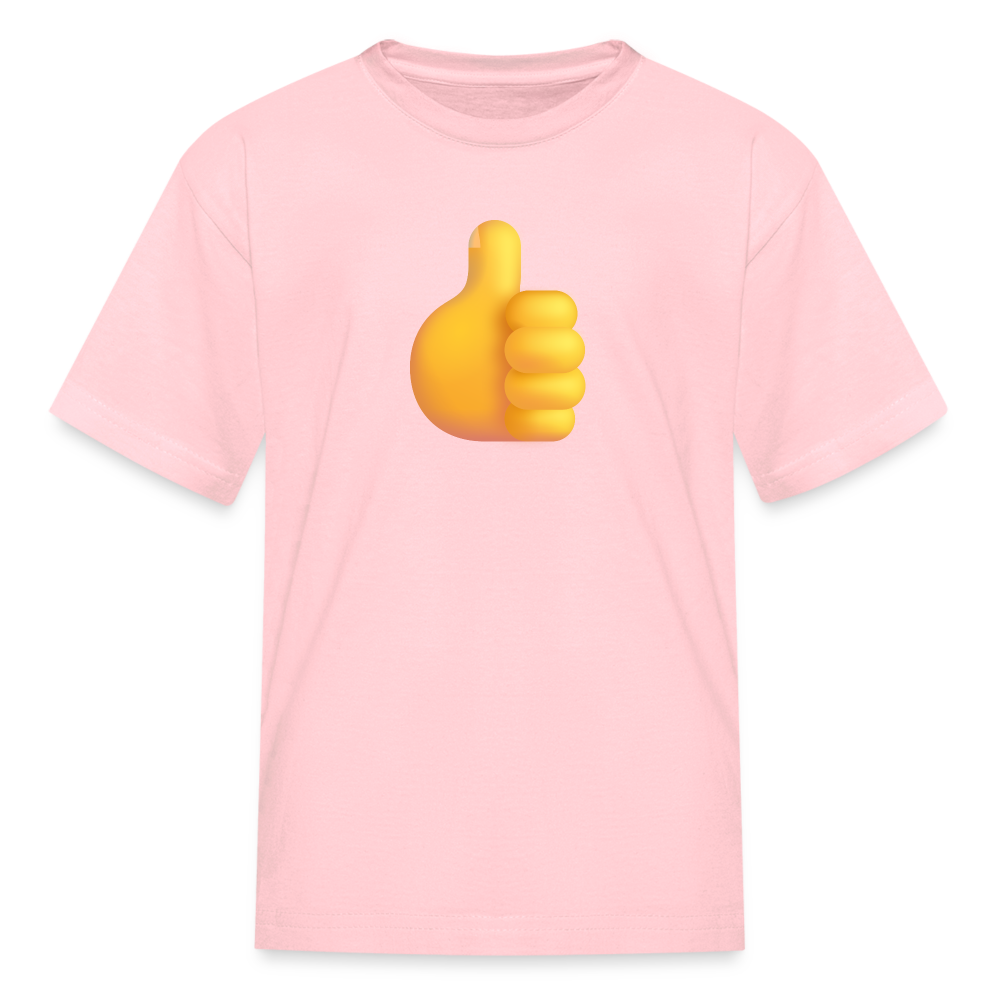 👍 Thumbs Up (Microsoft Fluent) Kids' T-Shirt - pink