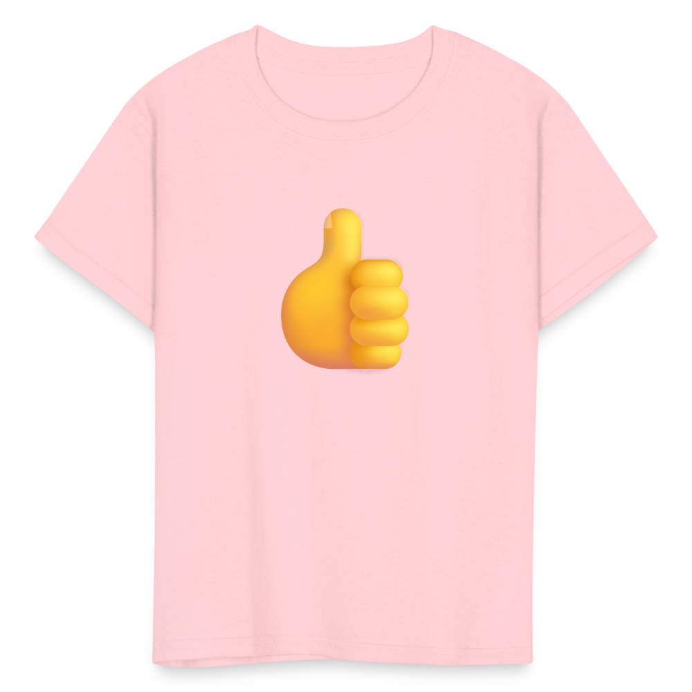 👍 Thumbs Up (Microsoft Fluent) Kids' T-Shirt - pink