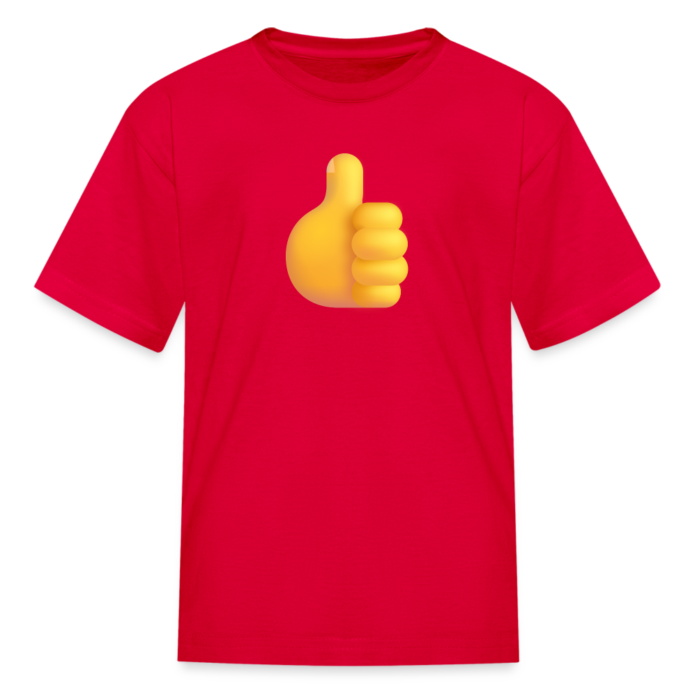👍 Thumbs Up (Microsoft Fluent) Kids' T-Shirt - red