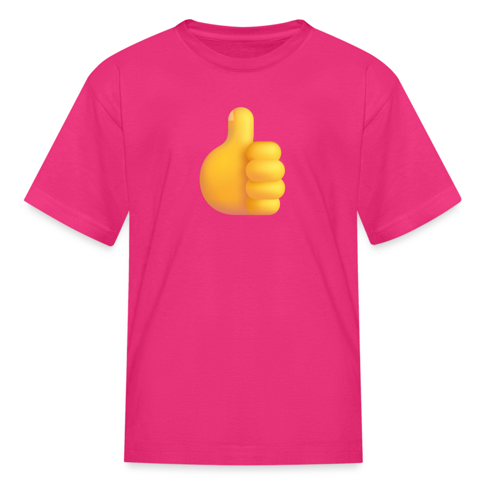 👍 Thumbs Up (Microsoft Fluent) Kids' T-Shirt - fuchsia