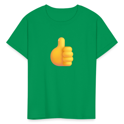 👍 Thumbs Up (Microsoft Fluent) Kids' T-Shirt - kelly green