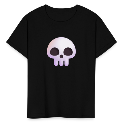 💀 Skull (Microsoft Fluent) Kids' T-Shirt - black