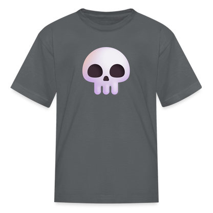 💀 Skull (Microsoft Fluent) Kids' T-Shirt - charcoal