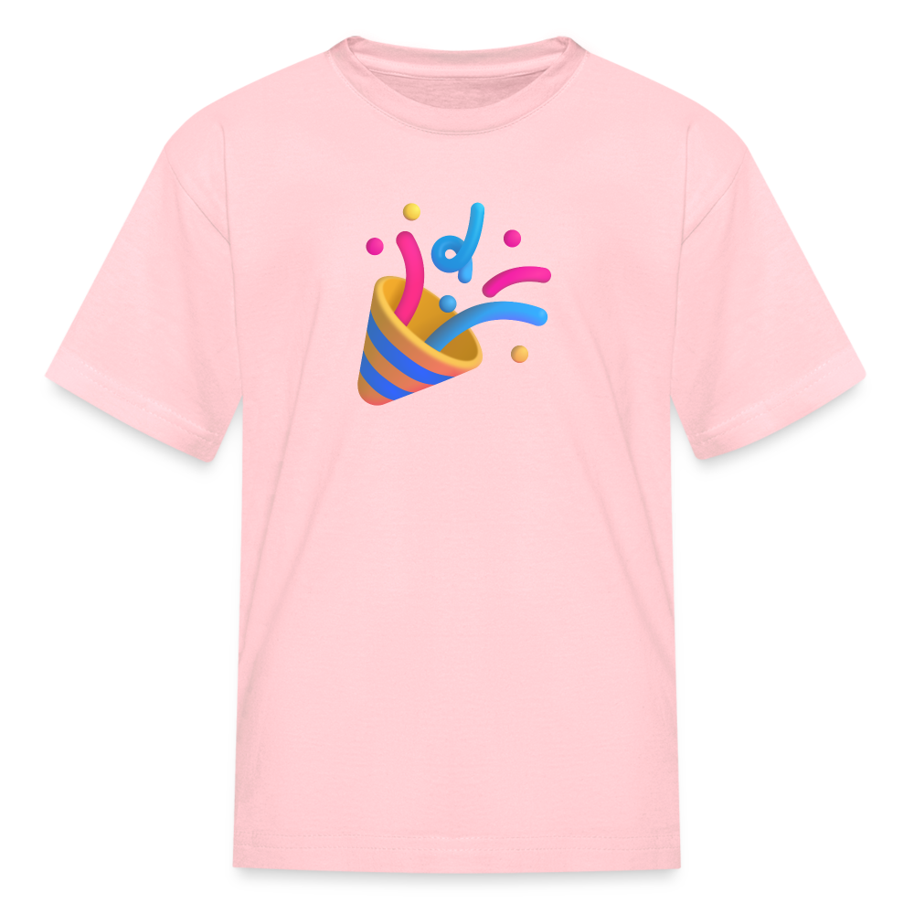 🎉 Party Popper (Microsoft Fluent) Kids' T-Shirt - pink