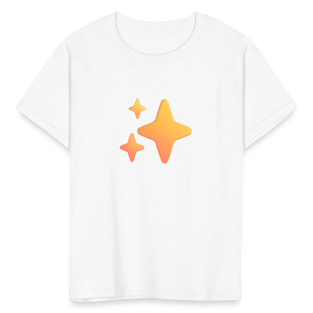 ✨ Sparkles (Microsoft Fluent) Kids' T-Shirt - white