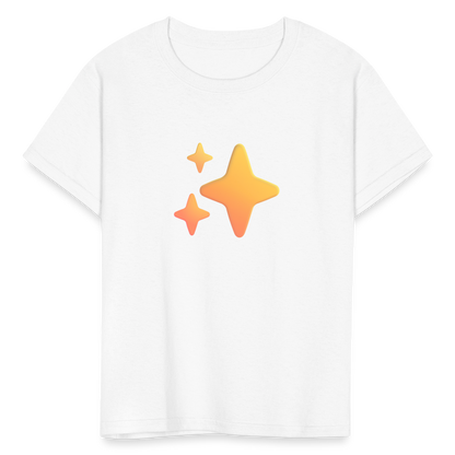 ✨ Sparkles (Microsoft Fluent) Kids' T-Shirt - white