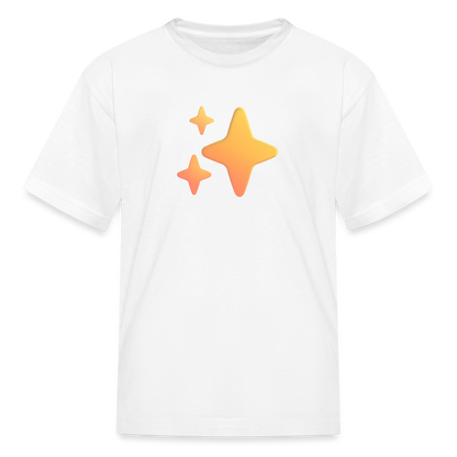 ✨ Sparkles (Microsoft Fluent) Kids' T-Shirt - white