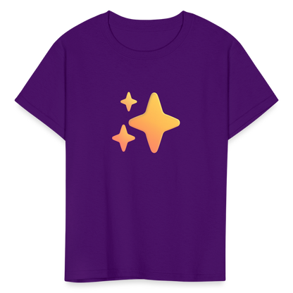 ✨ Sparkles (Microsoft Fluent) Kids' T-Shirt - purple