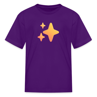✨ Sparkles (Microsoft Fluent) Kids' T-Shirt - purple