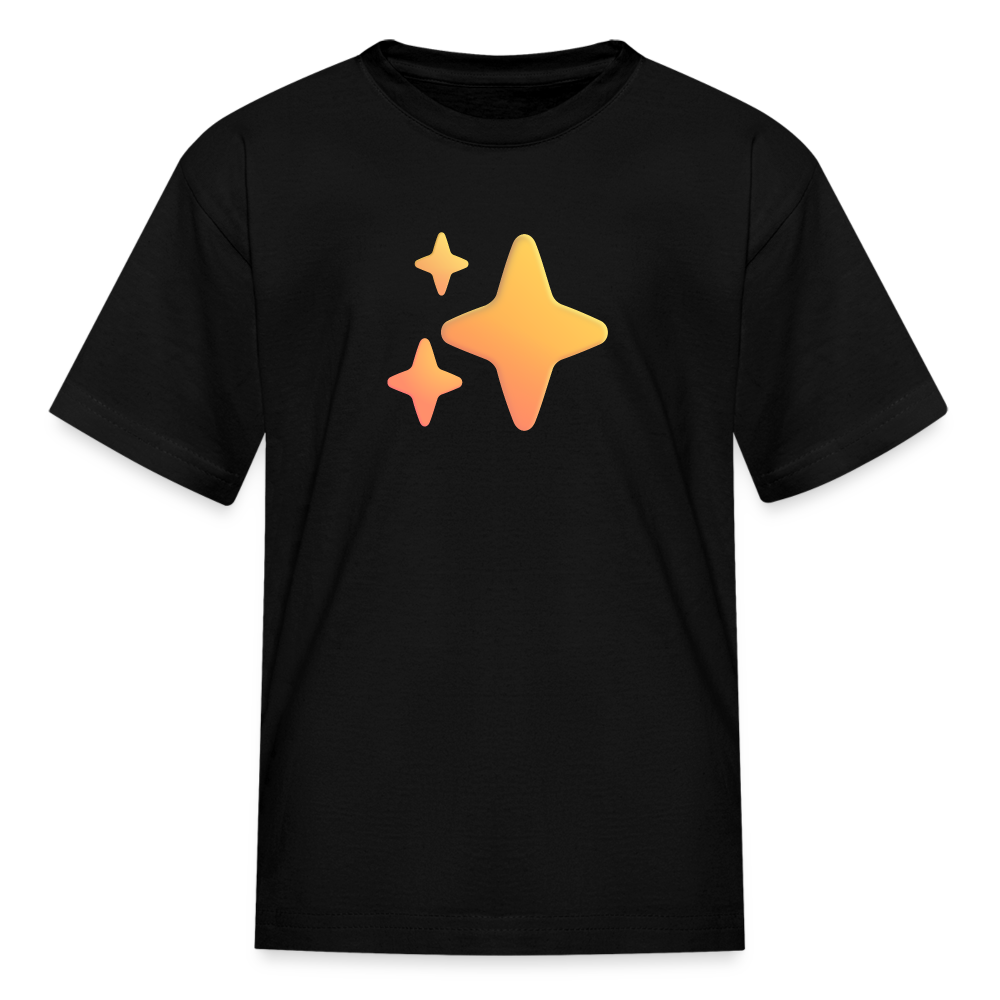 ✨ Sparkles (Microsoft Fluent) Kids' T-Shirt - black