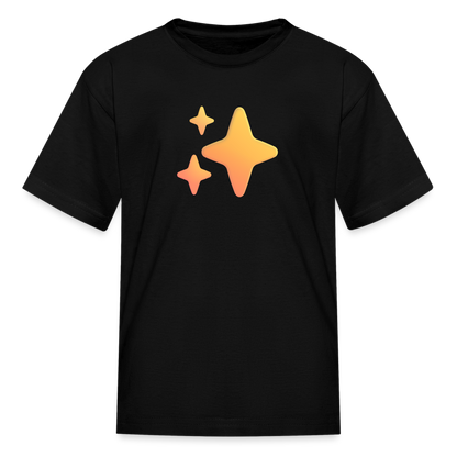 ✨ Sparkles (Microsoft Fluent) Kids' T-Shirt - black