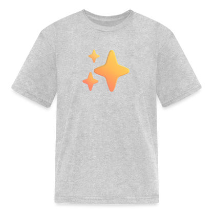 ✨ Sparkles (Microsoft Fluent) Kids' T-Shirt - heather gray