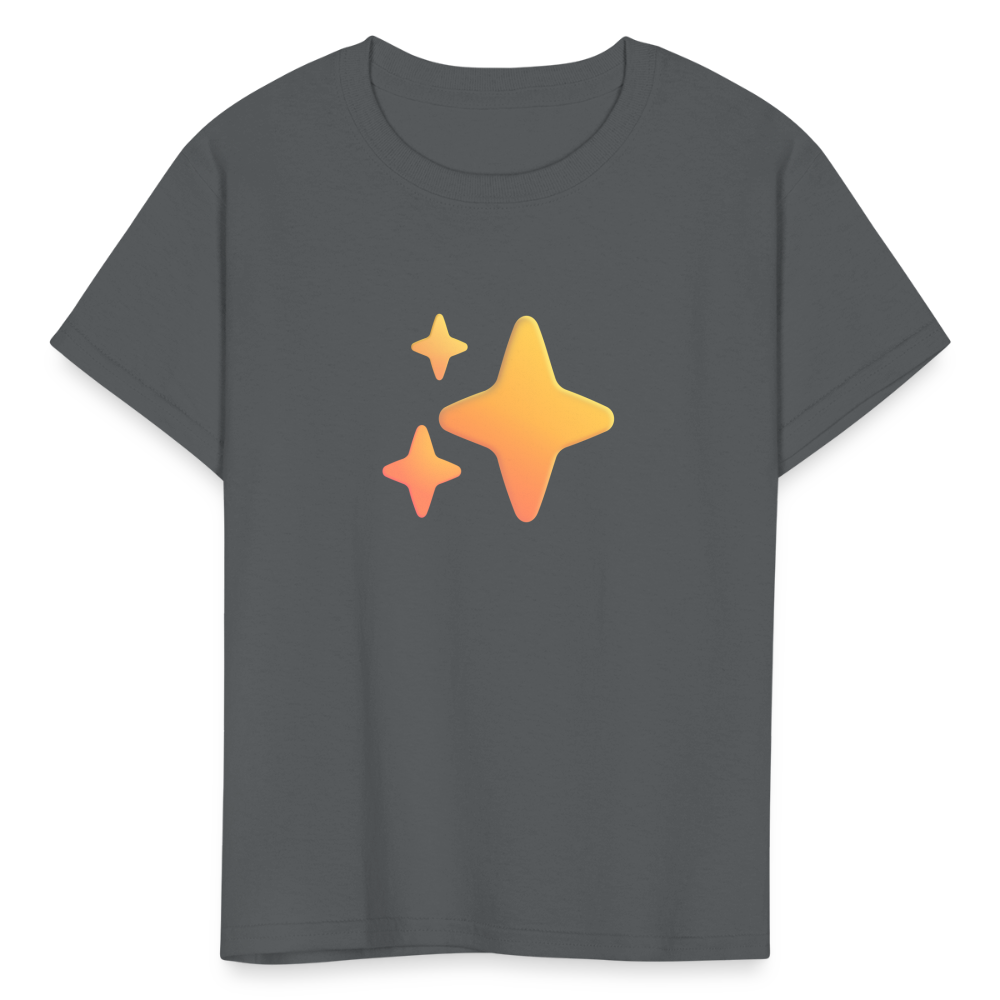 ✨ Sparkles (Microsoft Fluent) Kids' T-Shirt - charcoal