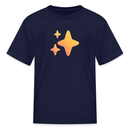 ✨ Sparkles (Microsoft Fluent) Kids' T-Shirt - navy