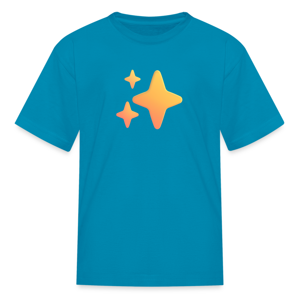 ✨ Sparkles (Microsoft Fluent) Kids' T-Shirt - turquoise