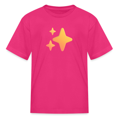 ✨ Sparkles (Microsoft Fluent) Kids' T-Shirt - fuchsia