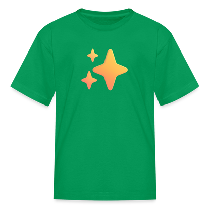 ✨ Sparkles (Microsoft Fluent) Kids' T-Shirt - kelly green