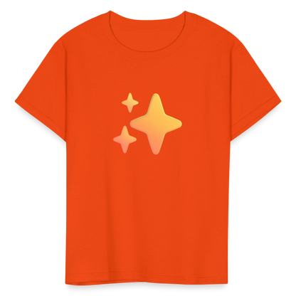 ✨ Sparkles (Microsoft Fluent) Kids' T-Shirt - orange