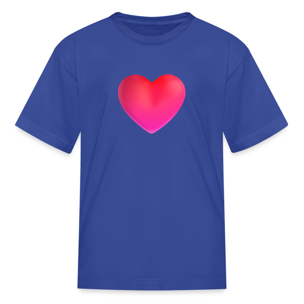 ❤️ Red Heart (Microsoft Fluent) Kids' T-Shirt - royal blue
