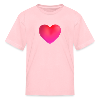 ❤️ Red Heart (Microsoft Fluent) Kids' T-Shirt - pink